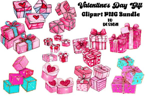 Download Valentine's Day Gift Clipart - Art Collection