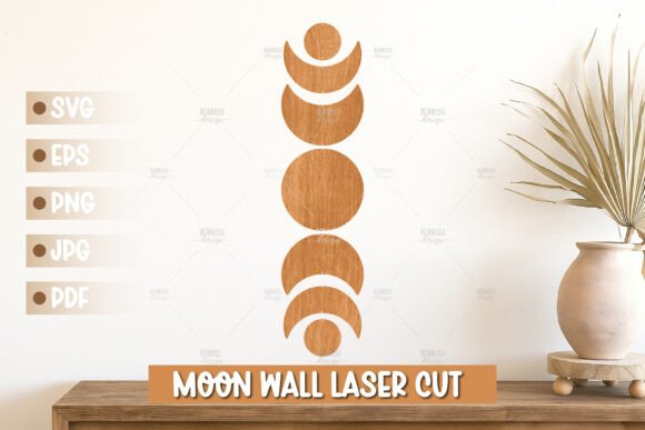 Download Moon Phases Wall Art SVG - Art Collection
