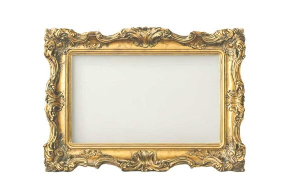 Download Baroque Golden Frame PNG - Golden Collection