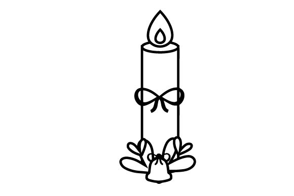 Download Christmas Line Art Doodles - Art Collection