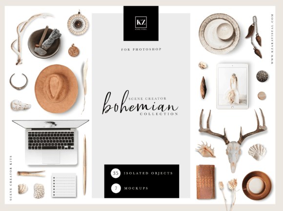Download 19_Scene Creator BOHEMIAN - Scene creator Collection