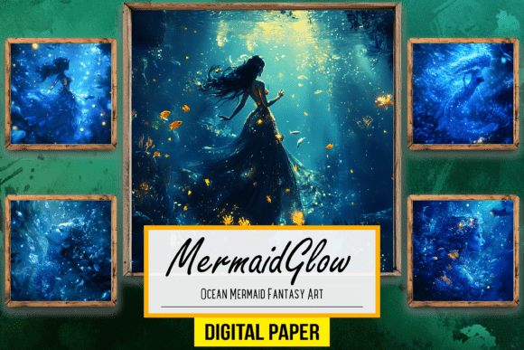 Download Ocean Mermaid Fantasy Background Artwork - Art Collection