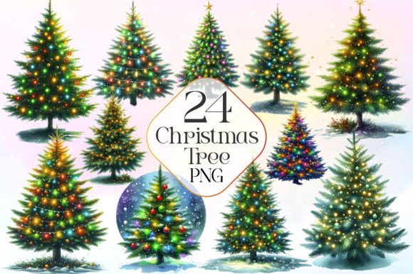 Download Christmas Tree Watercolor Clipart - Art Collection