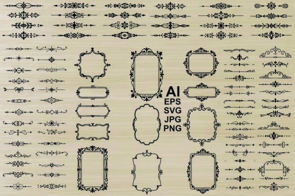 Download Dividers Line Silhouette Bundle - Line Collection
