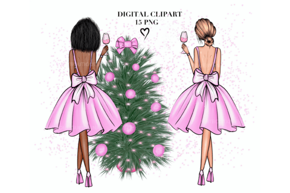 Download Christmas Fashion Girl Clipart, Winter - Art Collection
