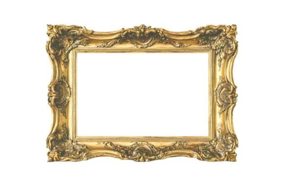 Download Empty Golden Frame PNG - Golden Collection