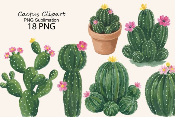 Download Cactus Clipart PNG Sublimation - Art Collection