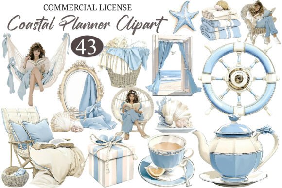Download Watercolor Coastal Planner Clipart - Art Collection