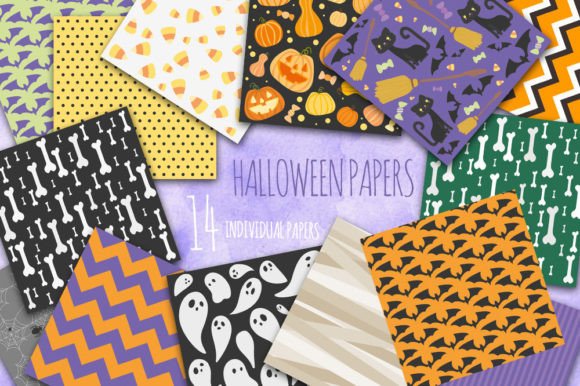 Download Digital Halloween Party Papers - Art Collection