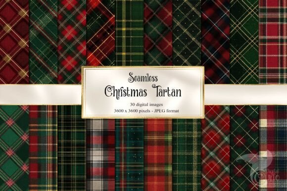 Download Christmas Tartan Fabric Textures - Art Collection