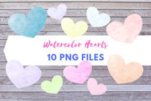 Download Pretty Pastel Watercolor Hearts - Art Collection