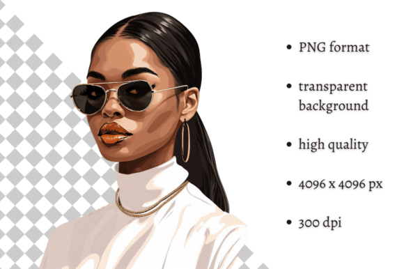Download African American Fashion Girl Clipart - Art Collection