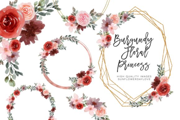 Download Watercolor Flower Frame Clipart, Wedding - Art Collection