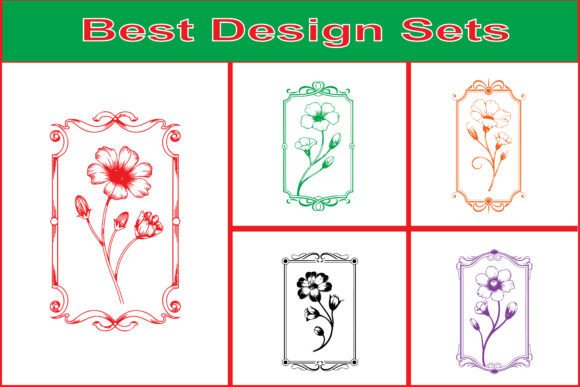 Download Classic Decorative Flower Frame Art - Art Collection