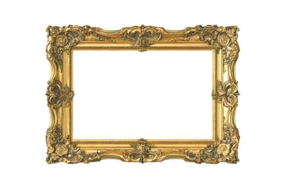 Download Baroque Golden Frame PNG - Golden Collection