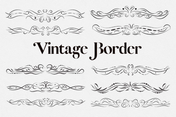 Download Vintage Border Clipart - Art Collection