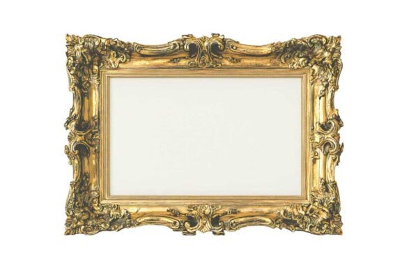 Download Baroque Golden Frame PNG - Golden Collection
