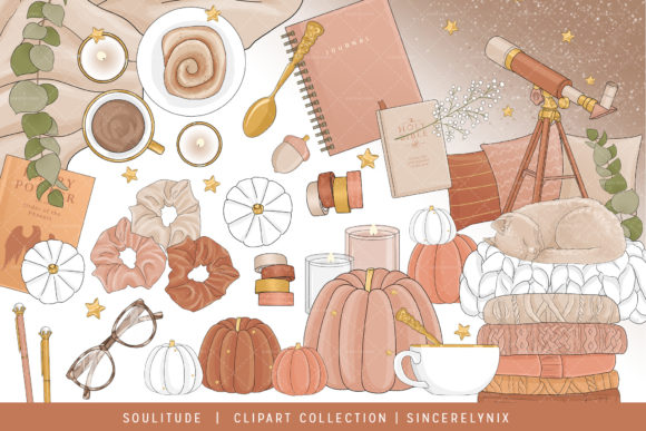 Download Cozy Autumn Planner Clipart - Art Collection