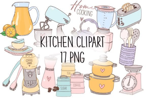 Download Kitchen Clipart, Planner Clipart - Art Collection