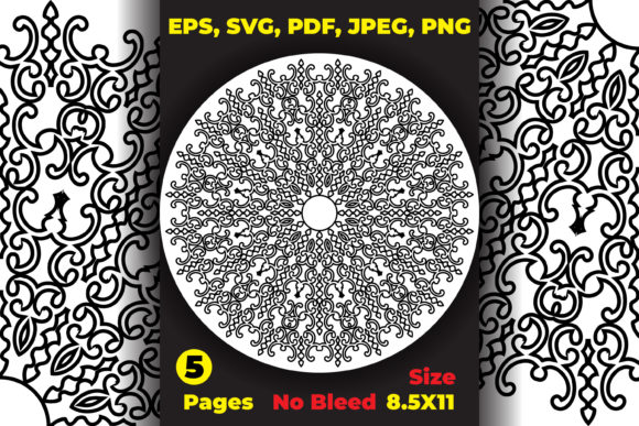 Download 5 Mandala Coloring Pages Art for Adults - Art Collection