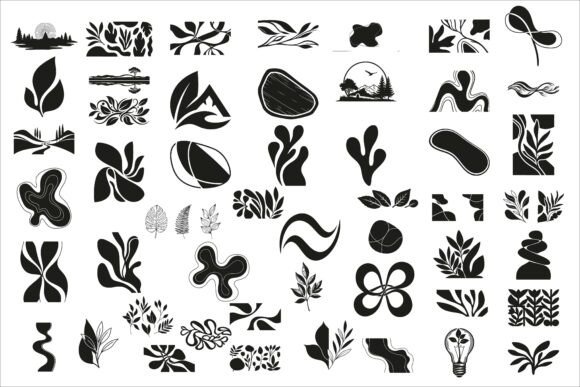 Download Elegant Botanical Line Art Panel Design - Art Collection