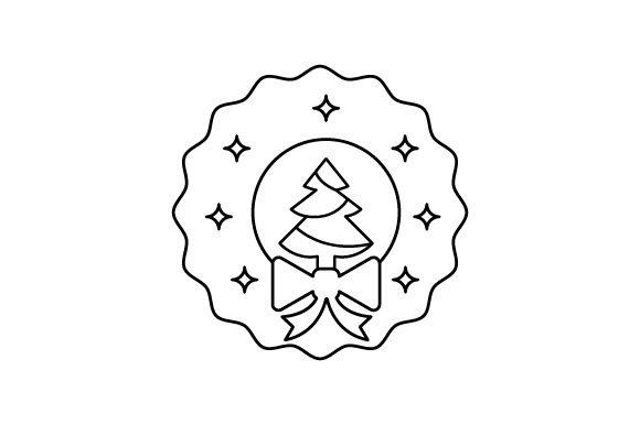 Download Christmas Line Art Doodles - Art Collection