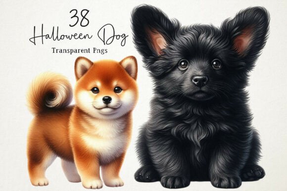 Download Cute Halloween Dog Clipart PNG - Art Collection
