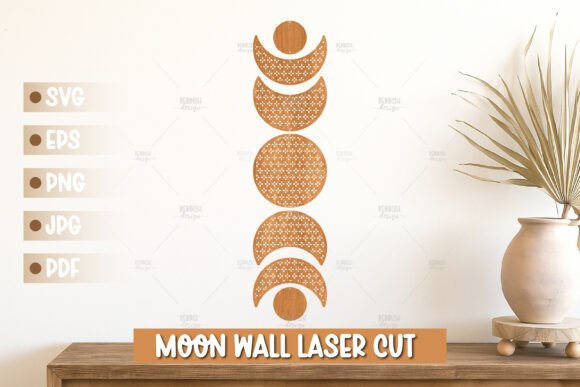 Download Moon Phases Wall Art SVG - Art Collection