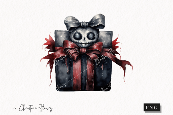 Download Watercolor Goth Gift Clipart - Art Collection