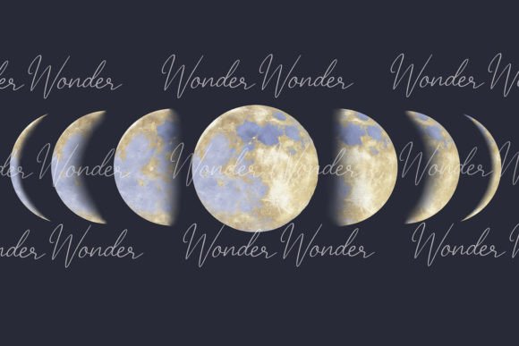 Download Phases of the Moon Clipart, Astrology - Art Collection
