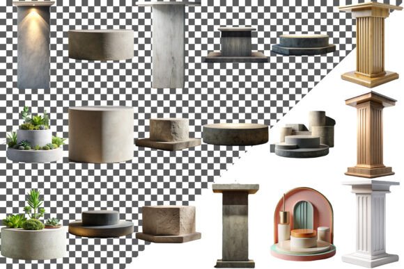 Download Podium for Product Placement Isolated - Pod Collection