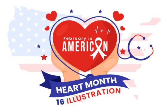 Download 16 February is American Heart Month - Art Collection