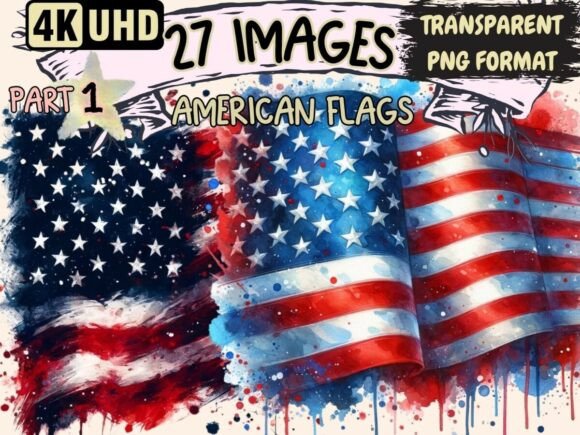 Download American Flags Clipart - Art Collection