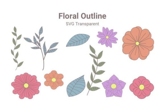 Download Floral Outline - Line Collection