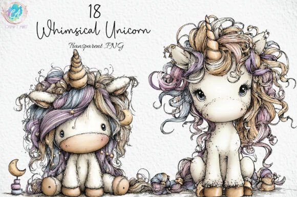 Download Whimsical Unicorn Clipart PNG - Art Collection