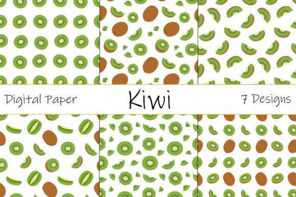 Download Kiwi Pattern. Kiwi Fruits Digital Paper - Kiwi pattern Collection