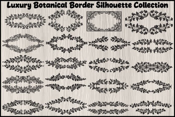 Download Elegant Vintage Border Cut Files - Vintage border Collection