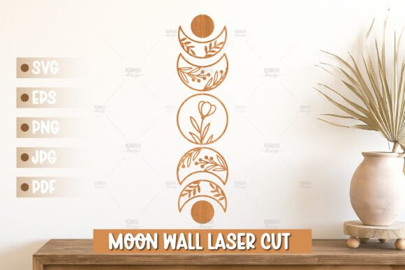 Download Moon Phases Wall Art SVG - Art Collection