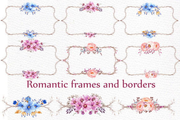 Download Wedding Flower Frame Clipart - Art Collection