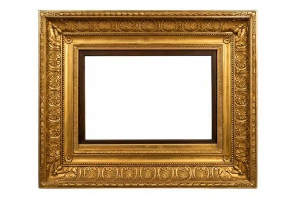Download Luxury Golden Frame PNG - Golden Collection