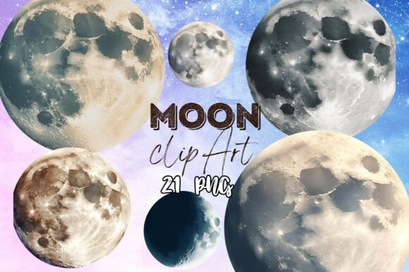 Download Watercolor Moon Clip Art Graphics - Art Collection