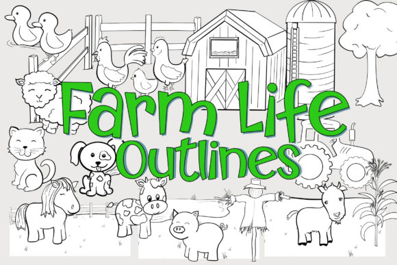 Download Farm Animal Black and White Clipart - Art Collection