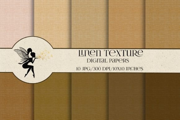 Download Brown Linen Texture Paper Set - Line Collection